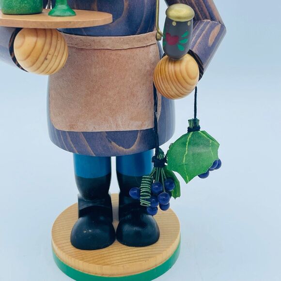 VTG Merck’s Family Old World Christmas Incense Holder Man Serving Wine German - Picture 3 of 11